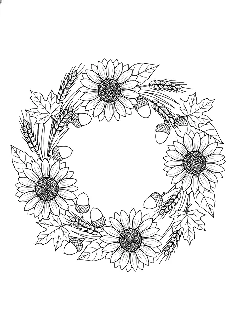 Night 4: Autumn harvest wreath